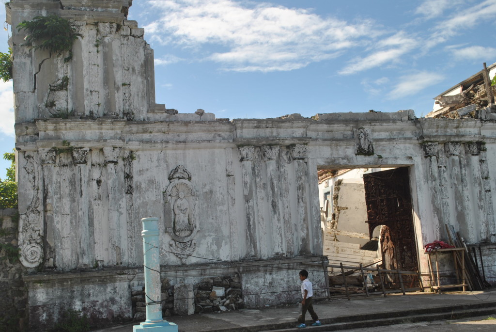 The historic and Spanish-era Our Lady of Immaculate Conception Church, damaged during the onslaught of Yolanda, is set to undergo a repair. The said church is found in Guiuan, Eastern Samar.(LITO A. BAGUNAS)