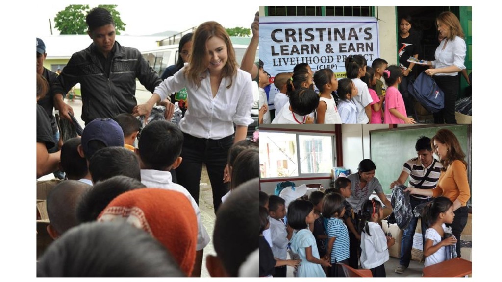        School supplies were distributed to some 300 pupils of Tacloban City during the round of distribution activities held at Lucio Vivero and Bayanihan Elem School led by Tacloban Councilor Cristina G. Romualdez, one of the priority programs of Mayor Alfred S. Romualdez to provide Yolanda stricken children with school needs. (Photos by: Alex Alamos & Billie Cinco/ Gay B. Gaspay-TISAT)