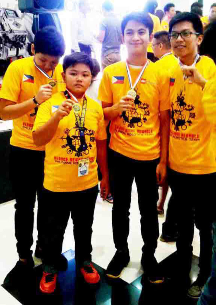 Calbayog City’s Saint Augustine International School (SAIS) Junior High School Team A students bagged 2nd place at the Philippine Robotics Olympiad and will represent the country at the World Robotics Olympiad in India this November