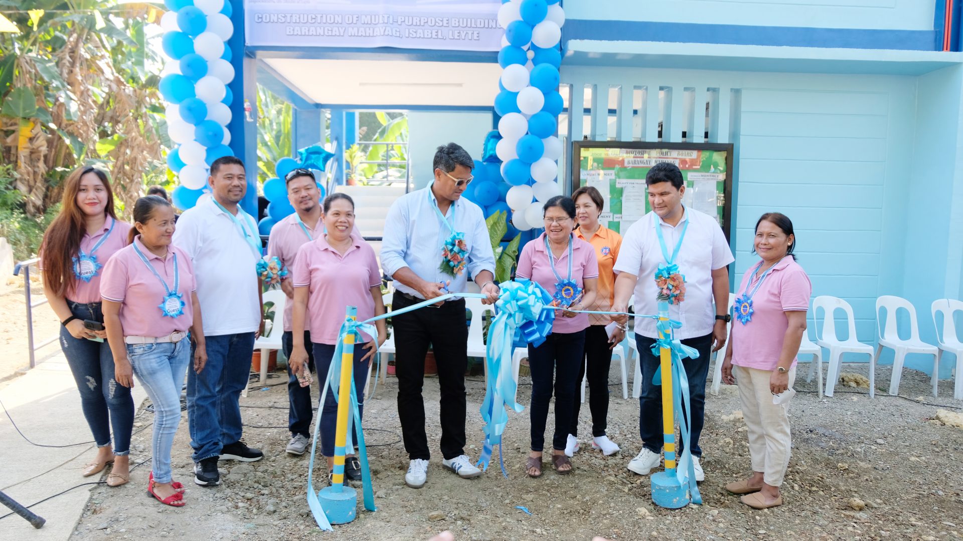 Leyte 4th DEO turns over 4storey multipurpose building to Brgy