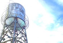 DPWH NSSDEO inspects deteriorated Steel Water Tanks in Palapag