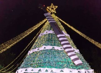 Carigara lights giant Christmas tree featuring iconic ‘sundang’ to honor local heritage