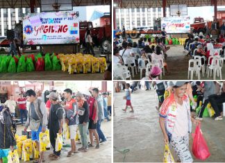 DPWH-NSFDEO Spreads the spirit of giving by providing grocery packs to 100 individuals