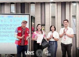 DOT-8 boosts emergency readiness of Leyte tourism frontliners with safety kits