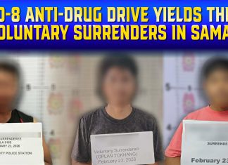 Three drug personalities surrender in Samar as PRO-8 intensifies grassroots campaign