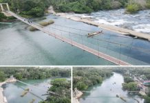 Hanging bridge improves access for remote Barangays in Victoria