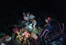 Tricycle accident in Limasawa town claims two lives after seawall fall
