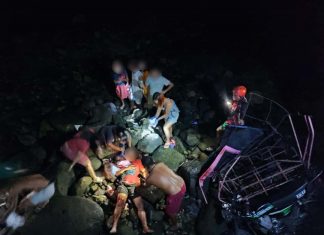 Tricycle accident in Limasawa town claims two lives after seawall fall