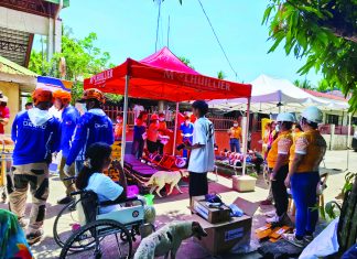 Tabango holds earthquake drill to test health emergency response readiness