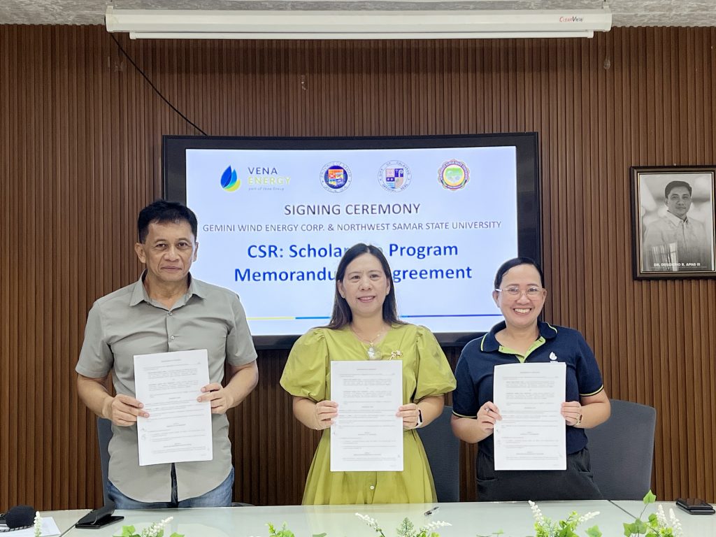 Vena Energy cements 25-year scholarship agreement with Northwest Samar State University to empower STEM students