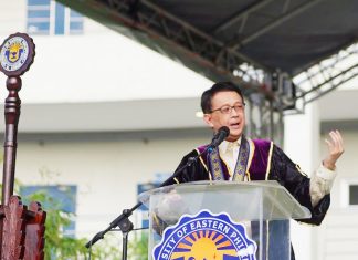Former Rep. Daza tells UEP graduates to carry family’s hopes beyond the classroom