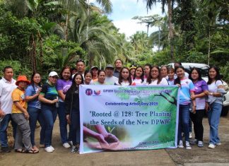 DPWH Leyte 2nd office plants 200 native trees in Leyte Arbor Day drive