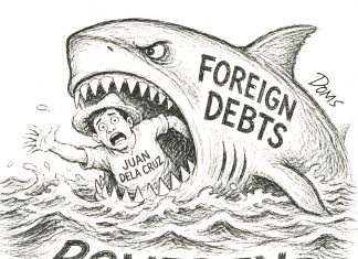 Drowning in debts