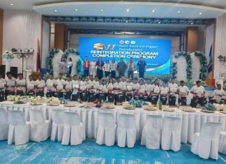 33 former rebels complete reintegration program in Northern Samar