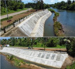 Roadside and slope rehabilitation in Barangay Quezon completed