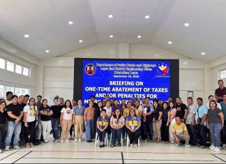 DPWH Leyte 2nd district office briefs workers on tax abatement